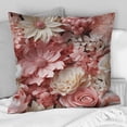 thumbnail image 2 of Designart "Blush Lace Whispering Blooms I" Floral Printed Throw Pillow, 2 of 5