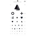 thumbnail image 1 of Tableau de TEST Oculaire Kindle 20 GRAFCO 22"x11 Pouces, 1 of 1
