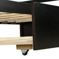 thumbnail image 2 of Newest Daybed with Trundle Frame Set, Twin Size, Espresso(New SKU:WF283064AAP), 2 of 8
