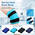 thumbnail image 5 of Ice Pack for Knee Pain Relief, Reusable Gel Ice Wrap for Leg Injuries, Swelling, Knee Replacement Surgery, Cold Compress Therapy for Arthritis, Meniscus Tear and ACL., 5 of 5
