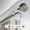 Satin Nickel, variant on 1 in. Wicker Curtain Rod with 160 to 240 in. Extension, Satin Nickel