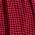 thumbnail image 3 of Linen Shorts for Women 3 in Summer Plaid Pajama Shorts for Women, Comfy Loose Fits Casual Bottoms, Elastic Waist Soft Short Pants Loungewear Wine One Size, 3 of 5