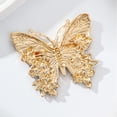 thumbnail image 4 of Jiibva Vintage Butterfly Brooch Pin Stylish Elegant Flower Butterfly Lapel Pins Badge Delicate Jewelry Gifts for Women Dress Accessory, 4 of 7