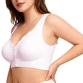 thumbnail image 5 of MEICHEN High Support Front Closure No Underwire Bras for Women Adjustable Strap Full Coverage Jelly Bras Comfortable Seamless Underwear, 5 of 6