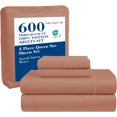 thumbnail image 1 of Softest Cotton Sheets Double Sheet Set Pc Set Thread Count Sateen Bedding Deep Pocket Sheets Cooling Sheets Double Size Sheets Breathable Bed Set (), 1 of 9