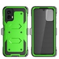 thumbnail image 5 of For Motorola Moto G Power 5G 2024 Case, Takfox Heavy Duty Rugged Defender Full Body Protection Phone Case Cover with Swivel Belt Clip Holster & Built in Screen Protector - Green, 5 of 9