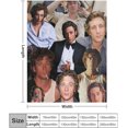 thumbnail image 2 of Handsome #2 Jeremy Allen White Blanket Throw Blankets Ultra Soft Flannel Lightweight Throws for Couch, Bed, All Seasons Use 40""*50"" （100 * 130cm）, Style-5, 2 of 6