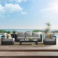 thumbnail image 3 of Modway Tahoe Outdoor Patio Powder-Coated Aluminum 4-Piece Set, Multiple Colors, 3 of 15