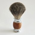 thumbnail image 3 of Brocha de Afeitar XianweiShao Pelo de Tejón Marrón, 3 of 5