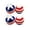 B/2pcs, variant on 1 PC Patriotic Handmade Knitted Footbag, American Flag Crochet Juggling Ball 4th of July Independence day Cotton Foot bags Outdoor Game Adults Coordination Training Stress Relief Ball, 2"