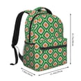 thumbnail image 2 of Disketp 60s and 70s Style Mochila Estampada para Hombre y Mujer – Mochila Ligera Clásica con Múltiples Bolsillos para Universidad, Trabajo y Viajes-One Size, 2 of 5