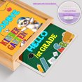 thumbnail image 4 of Back to School Bichon Frise Goodbye Kindergarten Hello 1st Grade Acrylic Plaque with Wood Photo Frame Box Bichons Dog Lovers Gifts Idea Light Box - 02011, 4 of 5