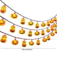 thumbnail image 3 of Spooky Double Pumpkin String Lights, Warm White LED Halloween Lighting, Battery Operated Waterproof Light Strings, Lights for Indoor Outdoor Yard Halloween Party (59in 10 Lights), 3 of 6