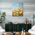thumbnail image 2 of TISHIRON Paint by Numbers for Adults,16x20 inch Canvas Wall Art Chrysanthemum Oil Painting by Numbers Kit for Home Wall Decor (Frameless), 2 of 6