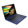 thumbnail image 4 of HP 14-inch Laptop, AMD Ryzen 7 5700U, 14 Inch HD Touchscreen, 8GB RAM, 512GB SSD, Windows 11 Pro, for Business and Student, SD Card Reader, Long Battery Life, Blue, 4 of 5