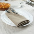 thumbnail image 6 of Solid Color Linen Cotton Thin Dinner Cloth Napkins Set of 12 (40 x 40 cm) for Events & Home Use, 6 of 6