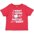 thumbnail image 3 of Inktastic I Want to Grow Up to Be a Dentist Like My Daddy Boys or Girls Baby T-Shirt, 3 of 5