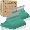 thumbnail image 4 of Casafield 100 Velvet Kid's Hangers for Children's Clothes, 14" - Teal, 4 of 7