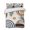 Off White, variant on Quilts Twin Size, Burnt Orange Soft Comforter Bedding Set for Bed, Oil Painting Modern Abstract Art Vintage Lightweight Quilted Bedspread with Pillow Cover(2 Pieces) for All Season, 68x86 Inch