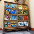 thumbnail image 4 of Mosaico de mica de bricolaje, fragmentos de vidrio de colores transparentes, vidrio en forma de madera hecho a mano, 4 of 4