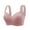 Pink, variant on Women's Push Up Bra Full Coverage Breathable No Underwire Bralettes Bra Lift Up Everyday Seamless Bra Large Bust Petite for Women Thin Frameless Large Sized Bra Shrink Bra Full Cup Khaki L