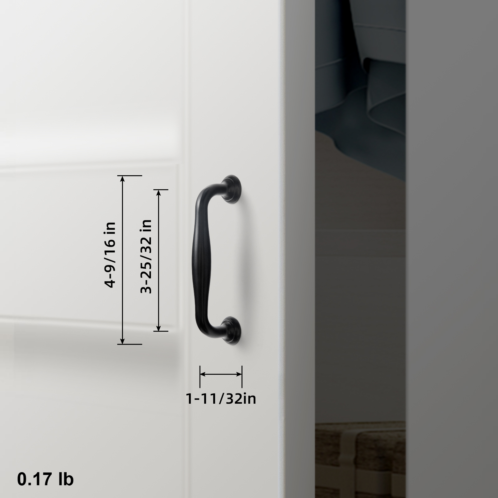 Goo-Ki 12 Pack 3.8'' Center to Center Vintage Matte Black Cabinet Pulls, Sleek Zinc Alloy Cabinet Handles for Classic Furniture Drawer Hardware