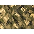 thumbnail image 1 of Ahgly Company Indoor Rectangle Abstract Brown Modern Area Rugs, 2' x 5', 1 of 4