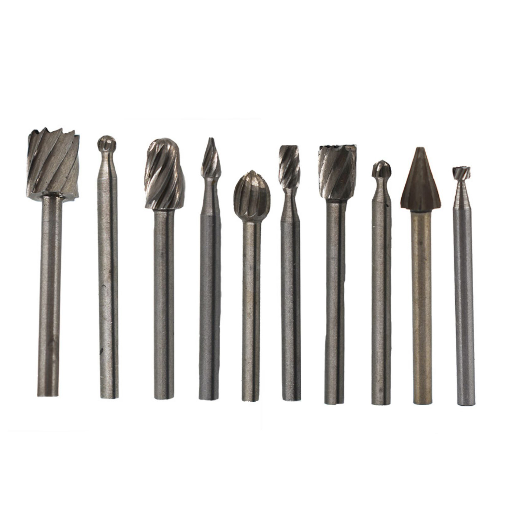 10Pcs Cutting Burr Set Drill Bits Rotary Tungsten Carbide Grinder
