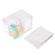 thumbnail image 2 of Eddwiin 14 × 10 × 13cm Organizador de Caja de Almacenamiento Transparente para hisopos de algodón Almohadilla de algodón, 2 of 5