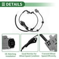 thumbnail image 4 of Unique Bargains ABS Wheel Speed Senor ABS Sensor Anti-lock Braking System Sensor for Toyota Yaris NCP90 ZSP91 2008-2013 Rear Right, 4 of 7