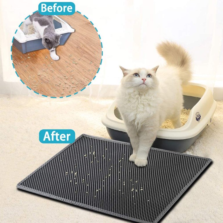 Conlun Cat Litter Mat Litter Box Mat Cat Litter Trapping Mat