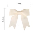 thumbnail image 2 of Lazos Artesanales Meseey 50 Piezas Cinta de Grosgrain Blanca de 7.5 cm, 2 of 7