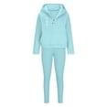 thumbnail image 5 of THDHVS Sweatsuits Women 2 Piece Outfit,Workout Sets for Women,Womens 3 Pc Outfits Lounge Hoodie Sweatsuit Sets Oversized Sweatshirt Baggy Fall Fashion Sweatpants with Pockets Light Blue L, 5 of 5