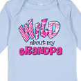 thumbnail image 4 of Inktastic Wild About Grandpa Girls Long Sleeve Baby Bodysuit, 4 of 5