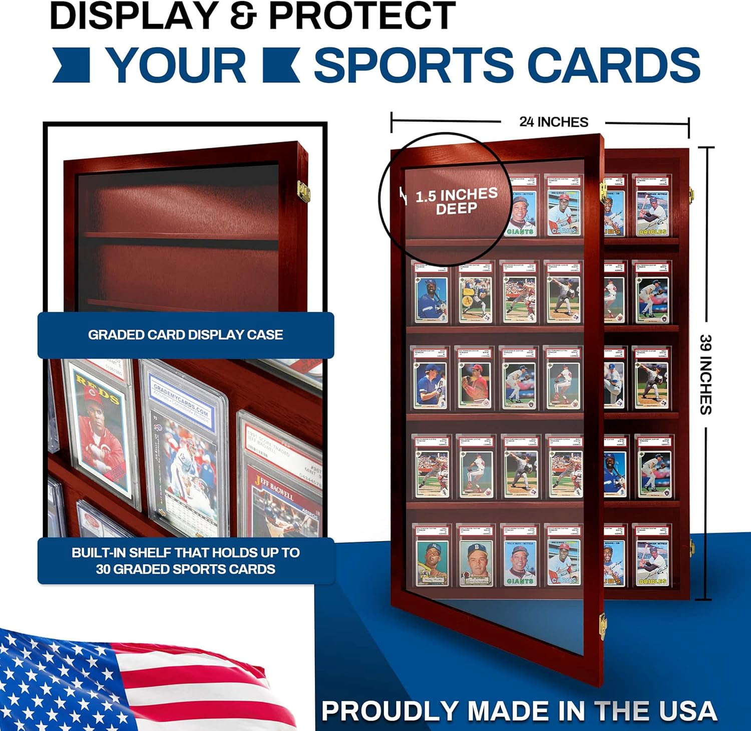 psa graded card display Sports Frame for a Card with an 8 x 10 Horizontal Phot this case highlights your collectibles in unparalleled clarity and securityHighlight Your Sports Cards Like No Other Graded Card Display Cases for