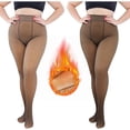 thumbnail image 1 of 2 Bas pour Femmes 380 g Bas Taille Collants Faux à Travers Plus Paires Collants de Base Viande, 1 of 8
