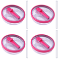 thumbnail image 1 of Tapa Pajita Abatible para 40Oz Cubierta Repuesto A Prueba Derrames (rosa) Color Rojo, 1 of 6