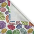 thumbnail image 4 of Ambesonne Sea Shells Valance Pack of 2, Colorful Aqua Motif, 54"X12", Multicolor, 4 of 5
