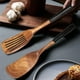 thumbnail image 2 of Juego de espátulas de madera Ayiaren, utensilios de cocina de madera de teca (2 unidades), 2 of 7