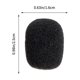 thumbnail image 2 of unbranded 20Ud Cubiertas Protectoras De Microfono De Espuma Para Color Negro Proteccion Contra Polvo, 2 of 6