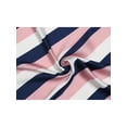 thumbnail image 3 of INSPIRE CHIC Foulards Carrés à Rayures pour Femmes Foulard de Tête Fichu Rose Blanc, 3 of 5