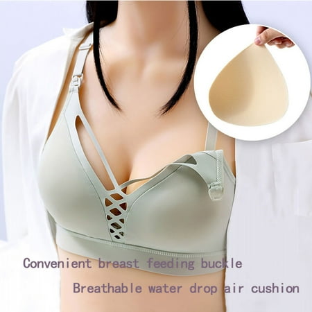

SHOPESSA Women s Bra Maternity Bra Front Open Breast-Feeding Bra Everyday Underwearon Clearance