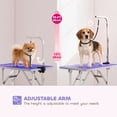 thumbnail image 4 of PawHut Foldable Pet Grooming Table for Dogs Cats Non-slip Surface, Purple, 4 of 10