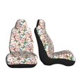 thumbnail image 3 of Yiaed Watercolor Floral With Butterflies Print Car Seat Covers,Universal Auto Seats Protector Fits for Car,SUV Sedan,Truck,Automotive Seat Covers & Accessories-2 PCS, 3 of 9