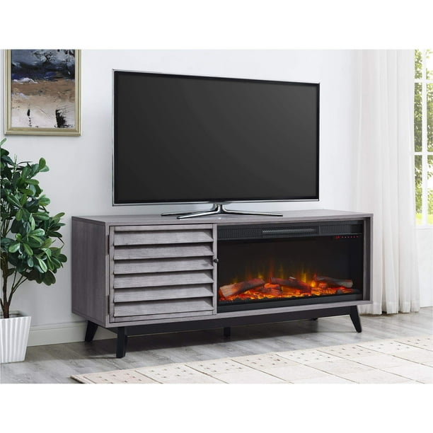 Ameriwood Home Vaughn Fireplace TV Console for TVs up to 60" Wide