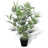 thumbnail image 3 of vidaXL Artificial Bamboo Tree Plant with Pot Green and Black, 3 of 3
