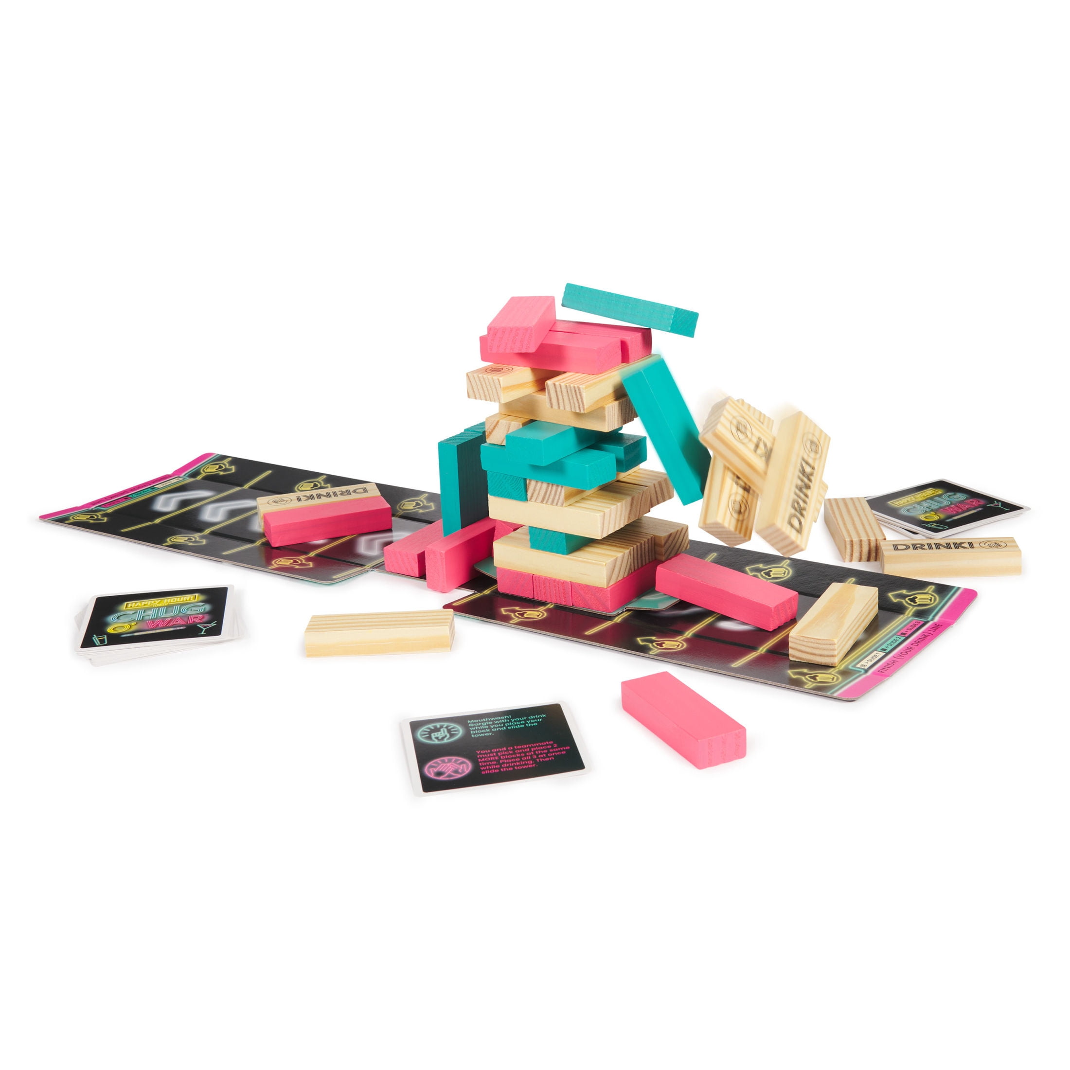 Spin Master Games, Happy Hour Tower Chug O’ War, Party Game for Adults Ages 21+