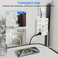 thumbnail image 4 of Best Buy UL Certified Surge Protector Power Strip - 8 AC Outlets + 6 USB Ports (2 USB-C) for Home Office, Dorm, Travel | 1875W 15A Flat Plug Wall Adapter with Overload Protection & Smart USB Charging, 4 of 6