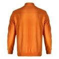 thumbnail image 3 of JTieacloth Men's Fleece Jacket Mens Casual Jacquard Jackets Color Block Lightweight Jacket Fashion Zipper Coat With Pockets Orange, 3 of 3