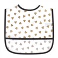 thumbnail image 3 of Hudson Baby Infant Girl Waterproof PEVA Bibs 5pk, Latte, One Size, 3 of 6